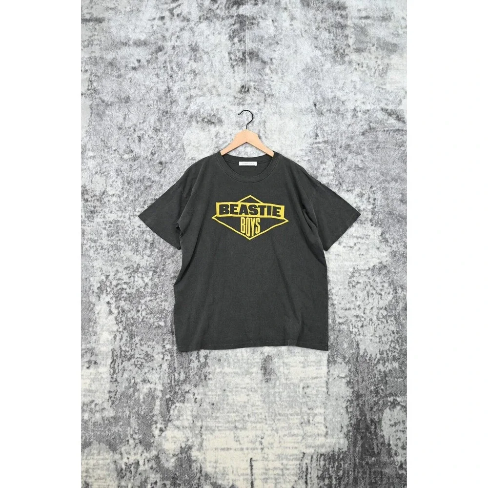 Daydreamer Gray Cotton Beastie Boys Short Sleeve Crew Neck Tee T Shirt